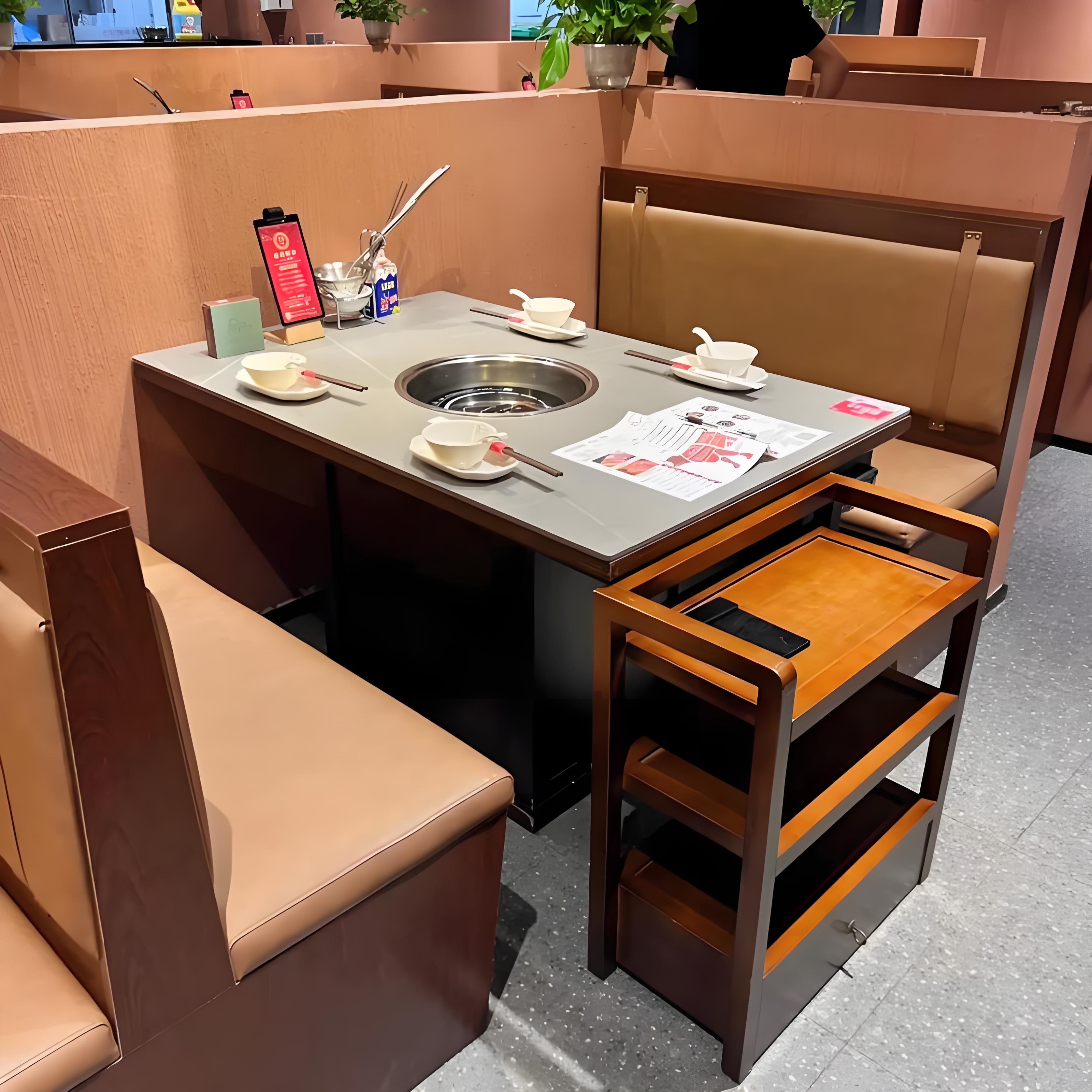 铜川市无烟净化灶台旋转火锅桌 - 哪里好